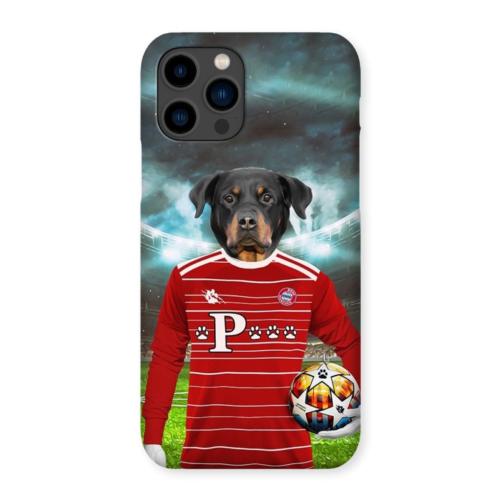 Pawyern Munich Football Club: Custom Pet Snap Phone Case - Paw & Glory - Dog Portraits - Pet Portraits