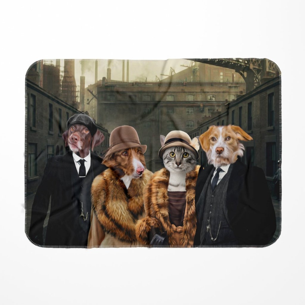 Peaky Blinders 4: Custom Pet Blanket - Paw & Glory - Dog Portraits - Pet Portraits