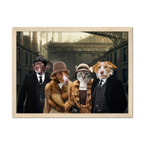 Peaky Blinders 4: Custom Pet Portrait - Paw & Glory - Dog Portraits - Pet Portraits