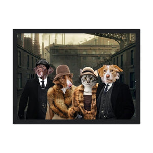 Peaky Blinders 4: Custom Pet Portrait - Paw & Glory - Dog Portraits - Pet Portraits