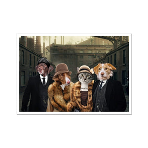 Peaky Blinders 4: Custom Pet Portrait - Paw & Glory - Dog Portraits - Pet Portraits