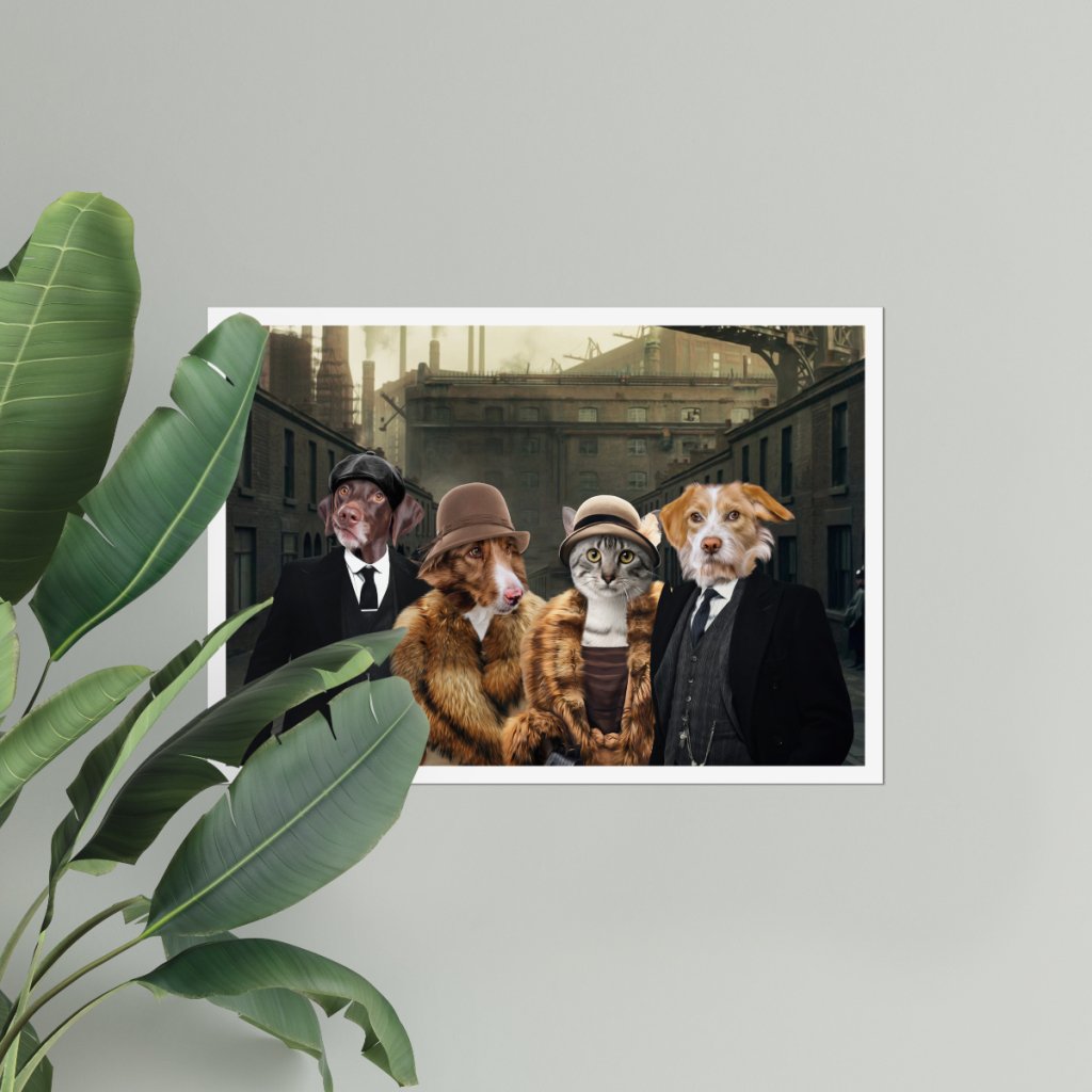 Peaky Blinders 4: Custom Pet Poster - Paw & Glory - Dog Portraits - Pet Portraits