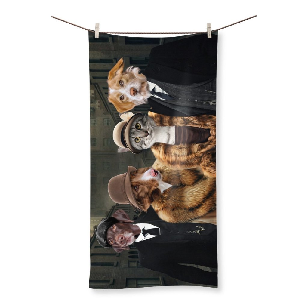 Peaky Blinders 4: Custom Pet Towel - Paw & Glory - Dog Portraits - Pet Portraits