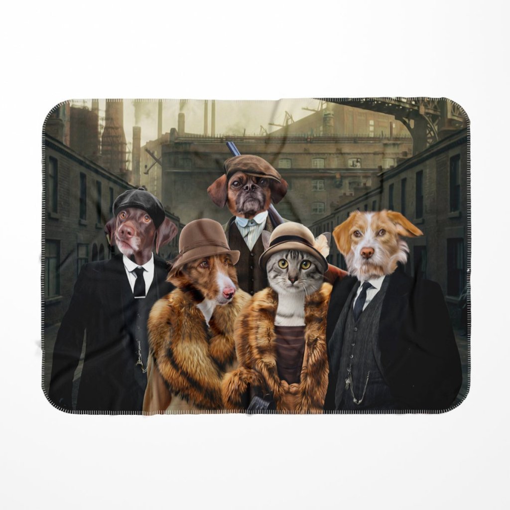 Peaky Blinders 5: Custom Pet Blanket - Paw & Glory - Dog Portraits - Pet Portraits