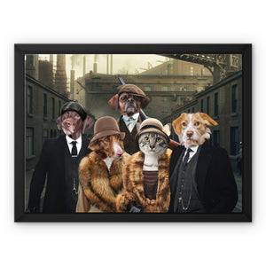 Peaky Blinders 5: Custom Pet Canvas - Paw & Glory - Dog Portraits - Pet Portraits