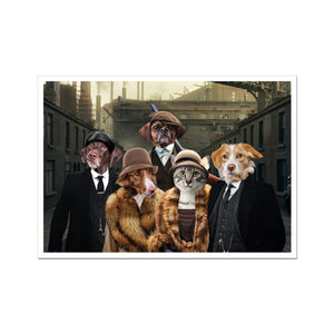 Peaky Blinders 5: Custom Pet Poster - Paw & Glory - Dog Portraits - Pet Portraits