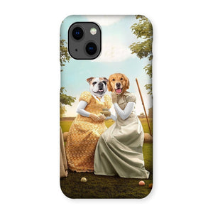 Penelope & Eloise (Bridgerton inspired): Custom Pet Phone Case - Paw & Glory - Dog Portraits - Pet Portraits