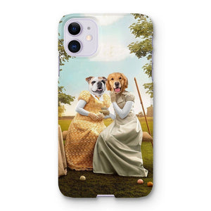 Penelope & Eloise (Bridgerton inspired): Custom Pet Phone Case - Paw & Glory - Dog Portraits - Pet Portraits