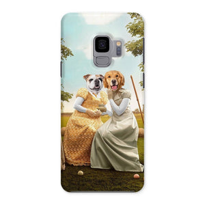 Penelope & Eloise (Bridgerton inspired): Custom Pet Phone Case - Paw & Glory - Dog Portraits - Pet Portraits