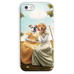 Penelope & Eloise (Bridgerton inspired): Custom Pet Phone Case - Paw & Glory - Dog Portraits - Pet Portraits