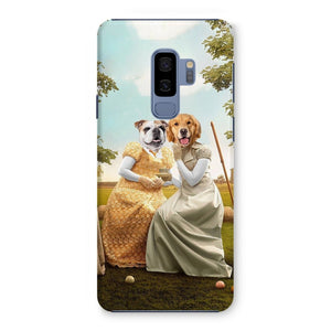 Penelope & Eloise (Bridgerton inspired): Custom Pet Phone Case - Paw & Glory - Dog Portraits - Pet Portraits