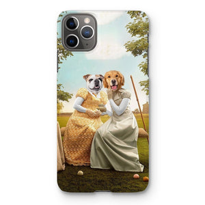 Penelope & Eloise (Bridgerton inspired): Custom Pet Phone Case - Paw & Glory - Dog Portraits - Pet Portraits