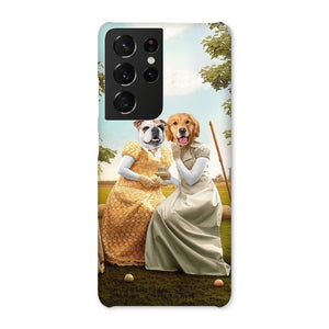 Penelope & Eloise (Bridgerton inspired): Custom Pet Phone Case - Paw & Glory - Dog Portraits - Pet Portraits