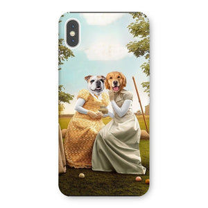 Penelope & Eloise (Bridgerton inspired): Custom Pet Phone Case - Paw & Glory - Dog Portraits - Pet Portraits