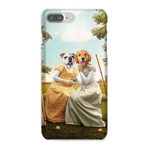 Penelope & Eloise (Bridgerton inspired): Custom Pet Phone Case - Paw & Glory - Dog Portraits - Pet Portraits