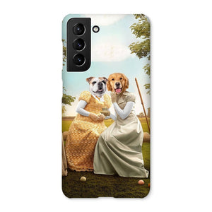 Penelope & Eloise (Bridgerton inspired): Custom Pet Phone Case - Paw & Glory - Dog Portraits - Pet Portraits