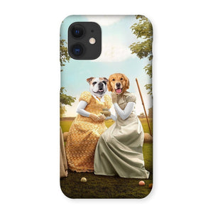 Penelope & Eloise (Bridgerton inspired): Custom Pet Phone Case - Paw & Glory - Dog Portraits - Pet Portraits