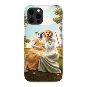 Penelope & Eloise (Bridgerton inspired): Custom Pet Phone Case - Paw & Glory - Dog Portraits - Pet Portraits