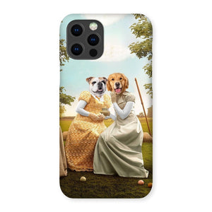 Penelope & Eloise (Bridgerton inspired): Custom Pet Phone Case - Paw & Glory - Dog Portraits - Pet Portraits