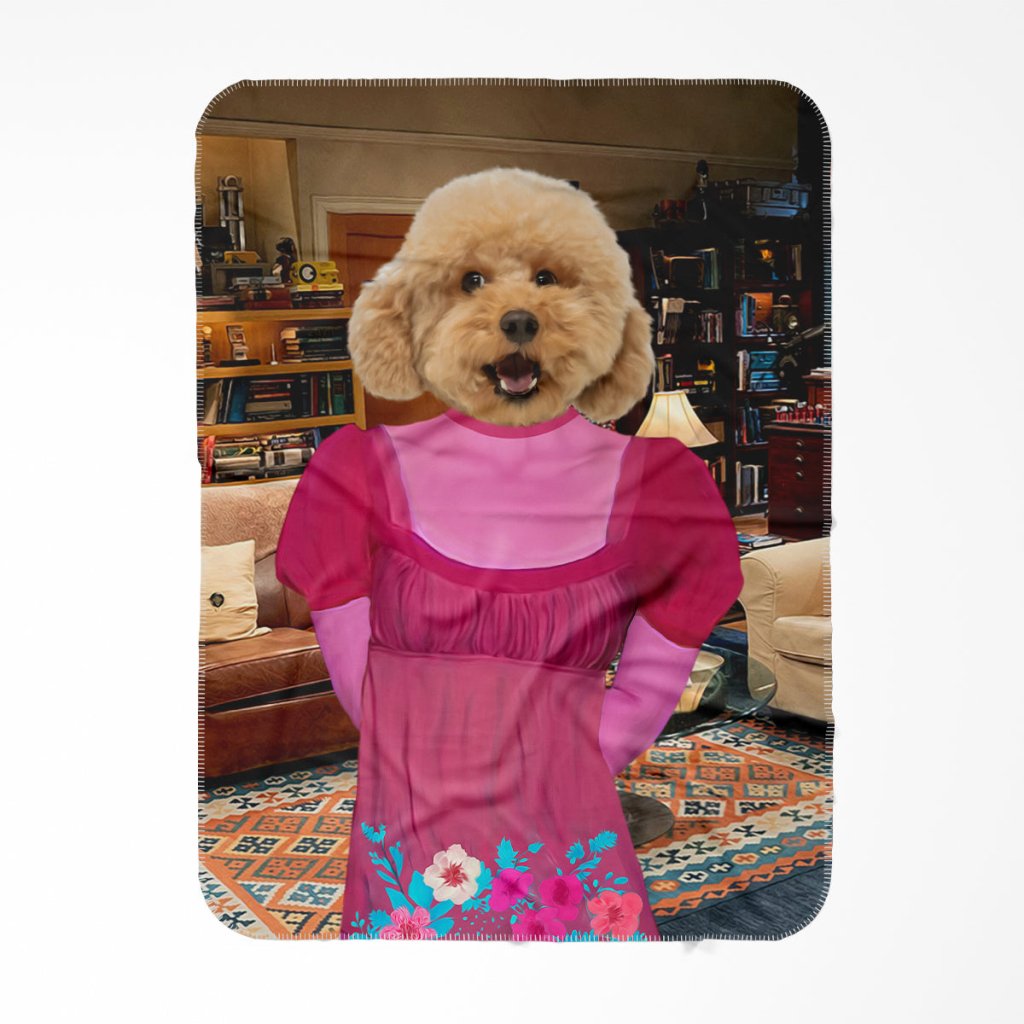 Penny (Big Bang Theory): Custom Pet Blanket - Paw & Glory - Dog Portraits - Pet Portraits