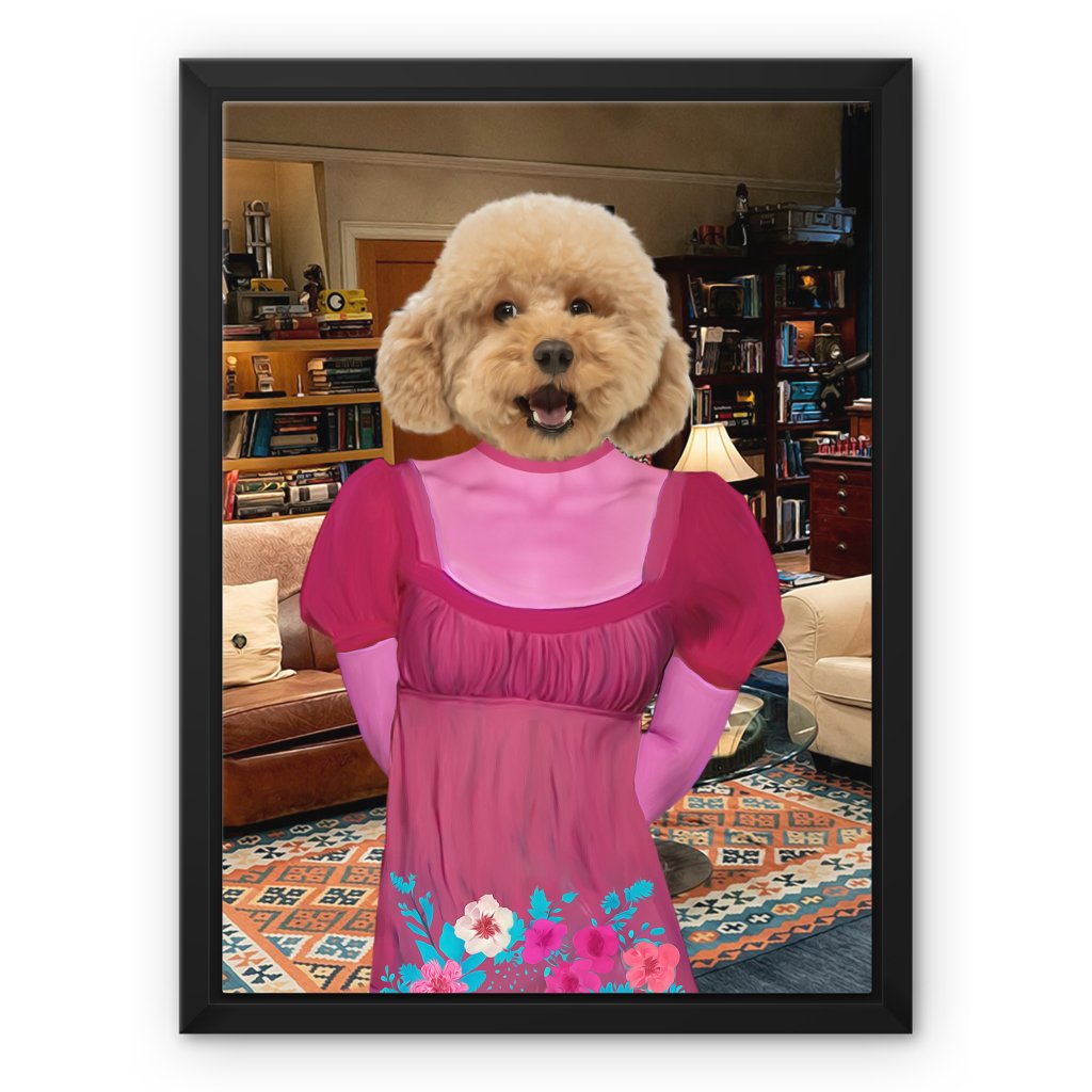 Penny (Big Bang Theory): Custom Pet Canvas - Paw & Glory - Dog Portraits - Pet Portraits