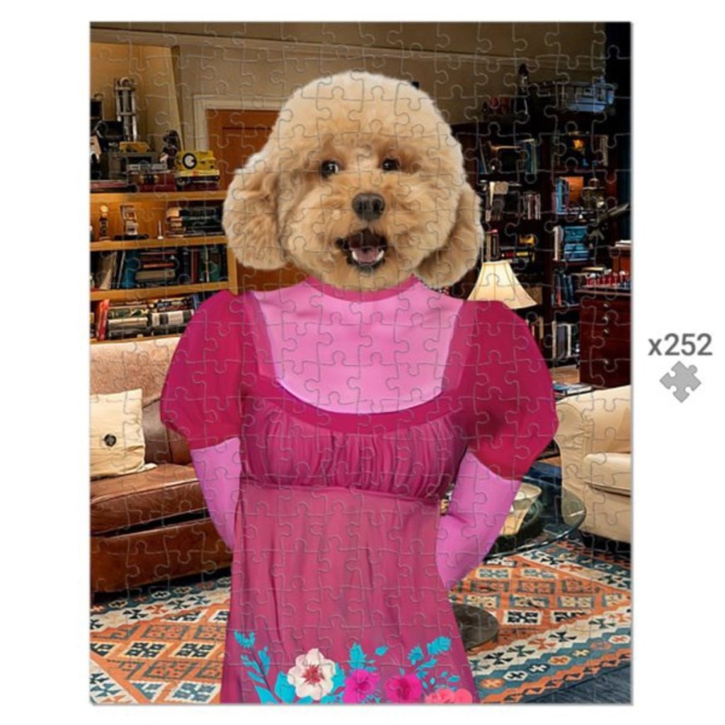 Penny (Big Bang Theory): Custom Pet Puzzle - Paw & Glory - Dog Portraits - Pet Portraits