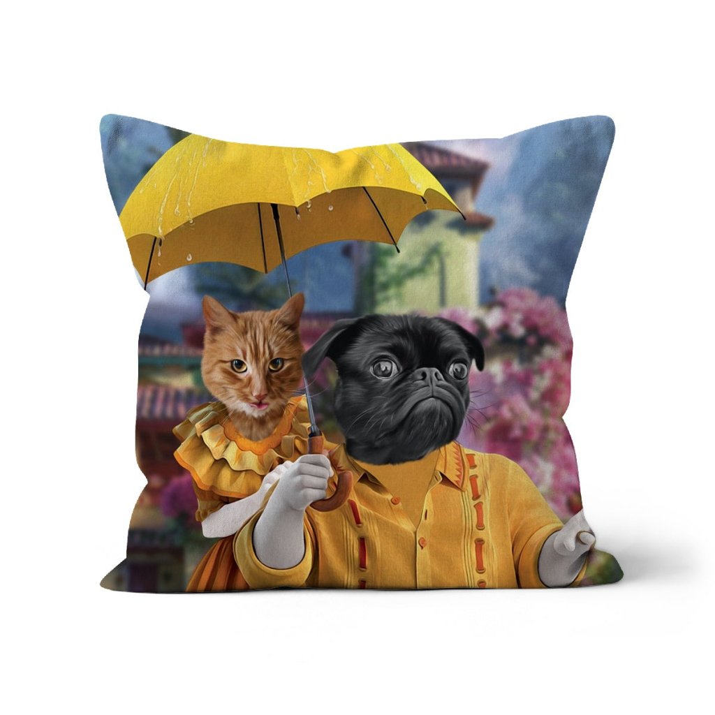 Pepa & Felix (Encanto Inspired): Custom Pet Pillow - Paw & Glory - Dog Portraits - Pet Portraits