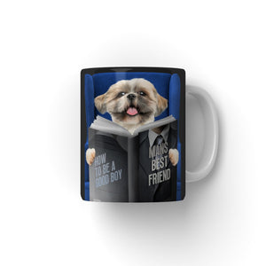 Pet Reading A Book: Custom Pet Mug - Paw & Glory - Dog Portraits - Pet Portraits