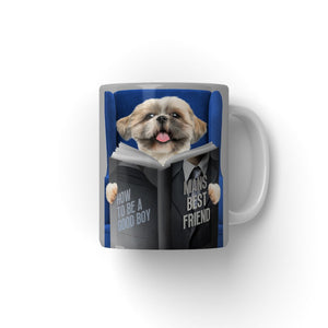 Pet Reading A Book: Custom Pet Mug - Paw & Glory - Dog Portraits - Pet Portraits