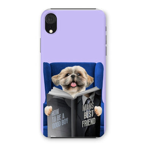 Pet Reading A Book: Custom Pet Phone Case - Paw & Glory - Dog Portraits - Pet Portraits