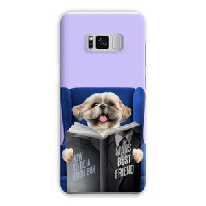 Pet Reading A Book: Custom Pet Phone Case - Paw & Glory - Dog Portraits - Pet Portraits