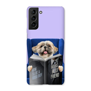 Pet Reading A Book: Custom Pet Phone Case - Paw & Glory - Dog Portraits - Pet Portraits