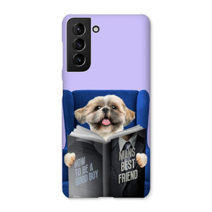 Pet Reading A Book: Custom Pet Phone Case - Paw & Glory - Dog Portraits - Pet Portraits