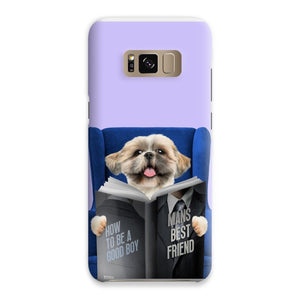 Pet Reading A Book: Custom Pet Phone Case - Paw & Glory - Dog Portraits - Pet Portraits