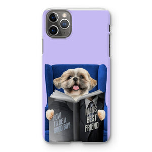 Pet Reading A Book: Custom Pet Phone Case - Paw & Glory - Dog Portraits - Pet Portraits