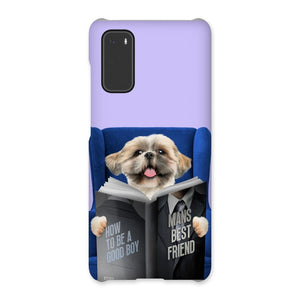 Pet Reading A Book: Custom Pet Phone Case - Paw & Glory - Dog Portraits - Pet Portraits