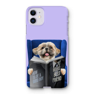 Pet Reading A Book: Custom Pet Phone Case - Paw & Glory - Dog Portraits - Pet Portraits