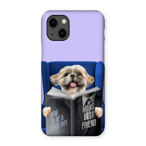 Pet Reading A Book: Custom Pet Phone Case - Paw & Glory - Dog Portraits - Pet Portraits