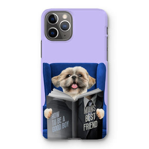 Pet Reading A Book: Custom Pet Phone Case - Paw & Glory - Dog Portraits - Pet Portraits