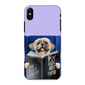 Pet Reading A Book: Custom Pet Phone Case - Paw & Glory - Dog Portraits - Pet Portraits