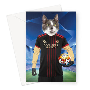 Petlanta United Football Club: Custom Pet Greeting Card - Paw & Glory - Dog Portraits - Pet Portraits