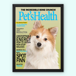 Pet's Health: Custom Pet Canvas - Paw & Glory - Dog Portraits - Pet Portraits