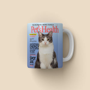 Pet's Health: Custom Pet Coffee Mug - Paw & Glory - Dog Portraits - Pet Portraits