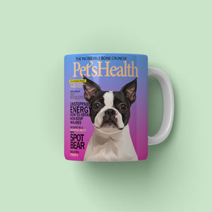 Pet's Health: Custom Pet Coffee Mug - Paw & Glory - Dog Portraits - Pet Portraits