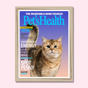 Pet's Health: Custom Pet Portrait - Paw & Glory - Dog Portraits - Pet Portraits