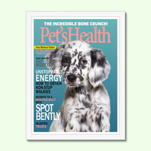 Pet's Health: Custom Pet Portrait - Paw & Glory - Dog Portraits - Pet Portraits