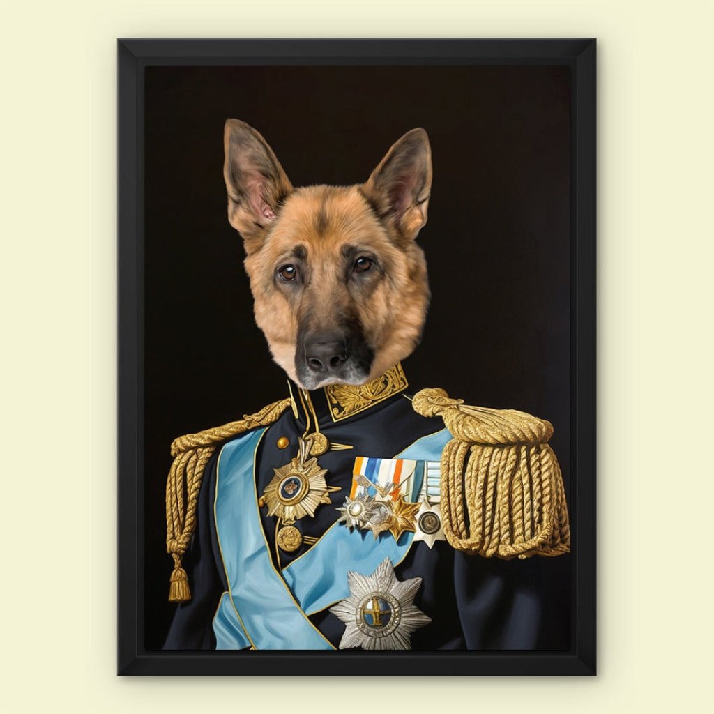 Petty Officer: Custom Pet Canvas - Paw & Glory - Dog Portraits - Pet Portraits