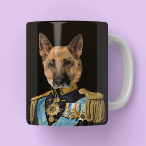 Petty Officer: Custom Pet Coffee Mug - Paw & Glory - Dog Portraits - Pet Portraits