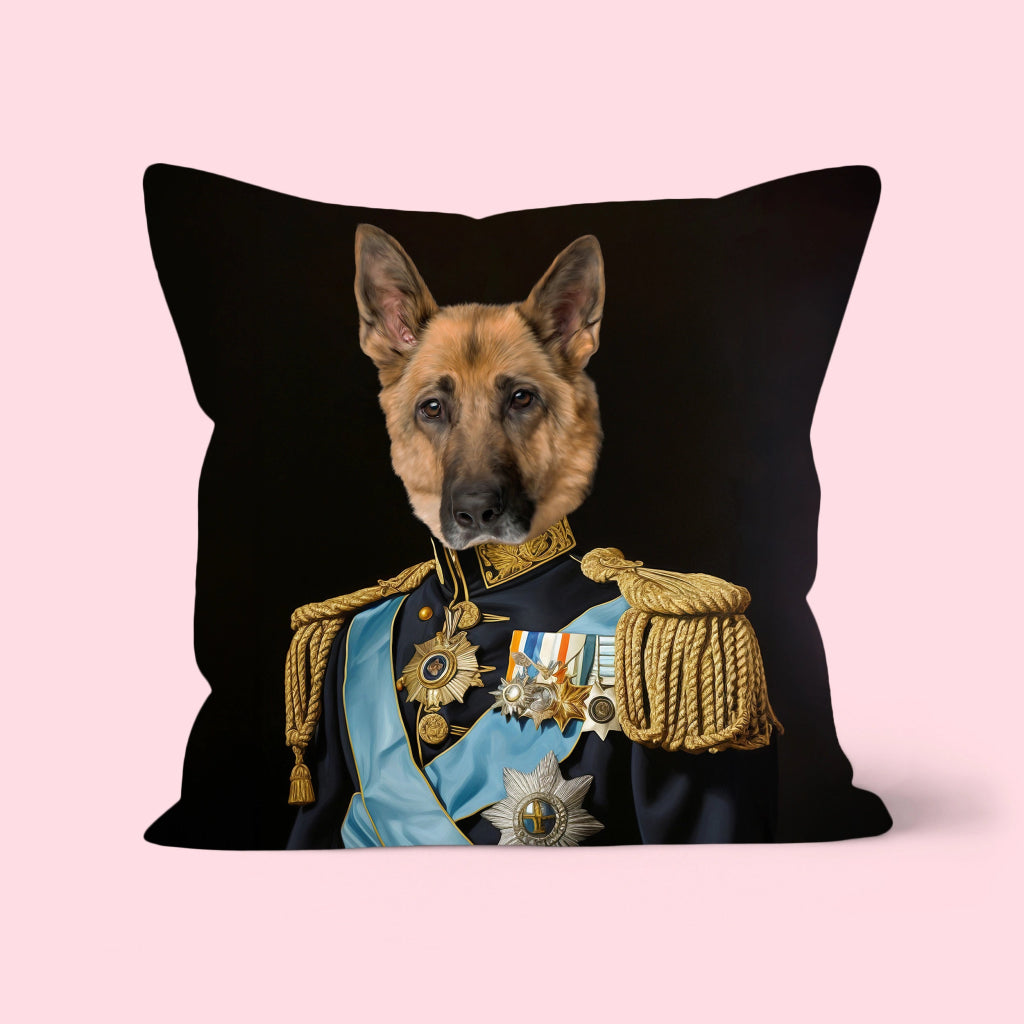 Petty Officer: Custom Pet Pillow - Paw & Glory - Dog Portraits - Pet Portraits