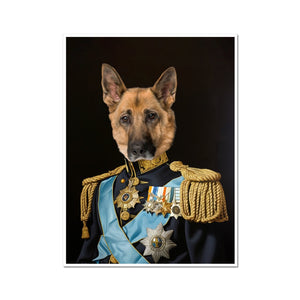 Petty Officer: Custom Pet Poster - Paw & Glory - Dog Portraits - Pet Portraits